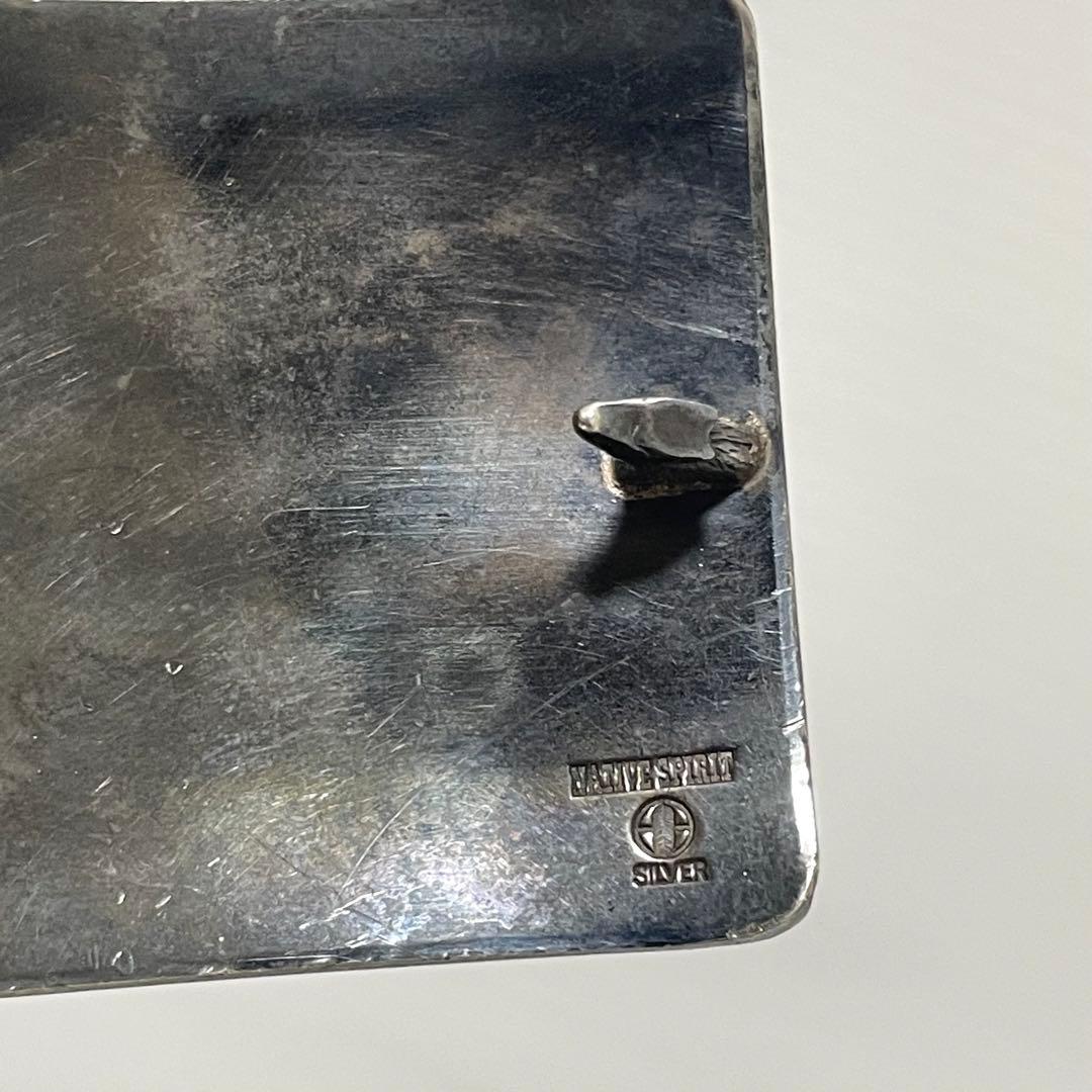 NATIVE SPIRIT ネイティブスピリット シルバーバックル レザーベルト