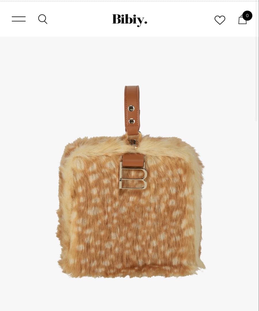Bibiy B. FUR BOX BAG バンビ ショルダーバッグ 公式 新品 - メルカリ