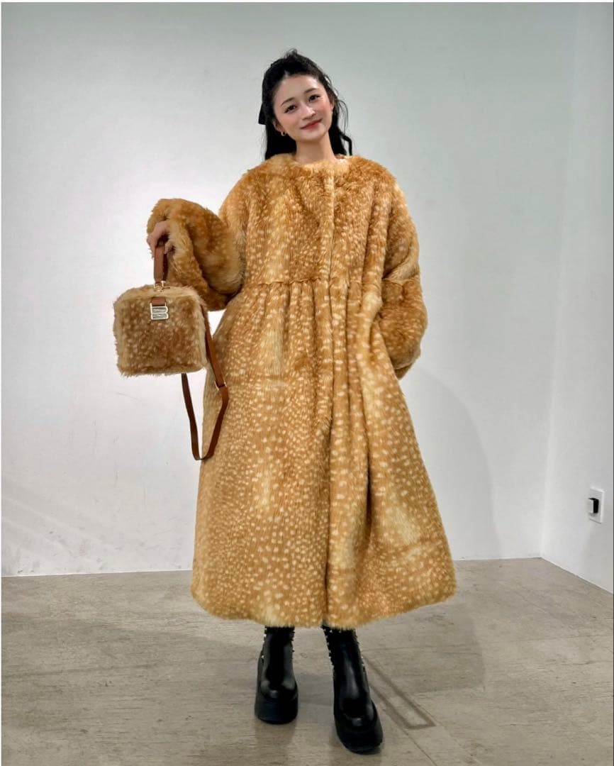 Bibiy B. FUR BOX BAG バンビ ショルダーバッグ 公式 新品 - メルカリ