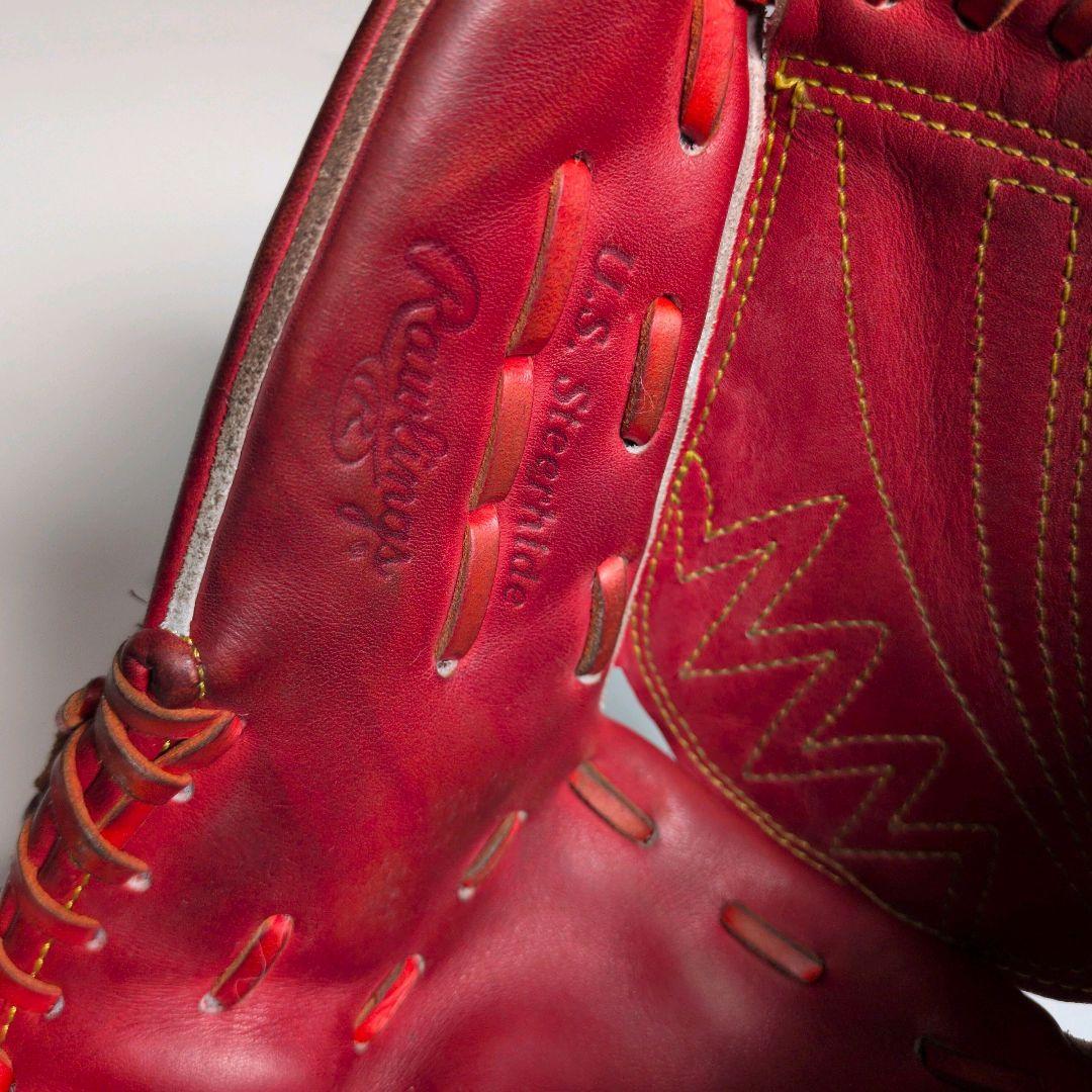 【美品】Rawlings 軟式 ピッチャー用 グローブ GR5HEA15W