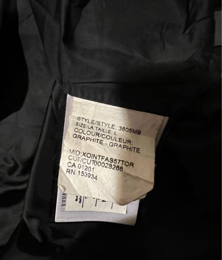 美品中古⭐︎カナダグース ブラックレーベル カーソンパーカー サイズL