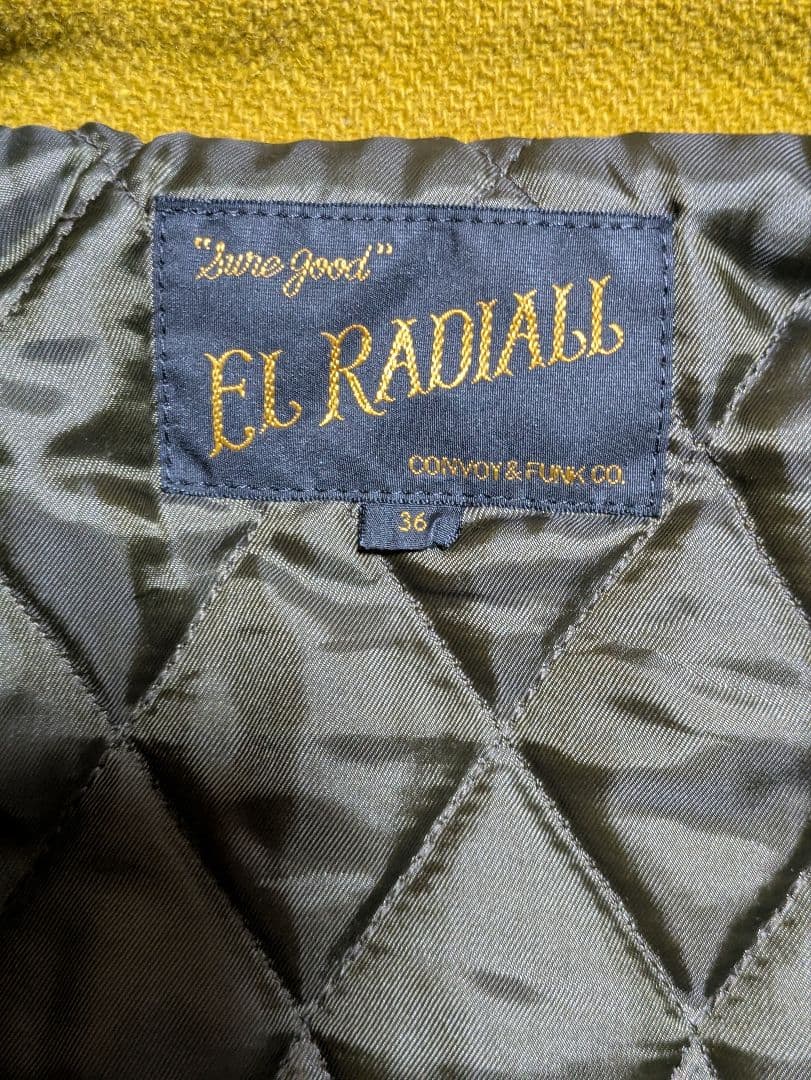 RADIALL スタジャン マスタード 36　名作