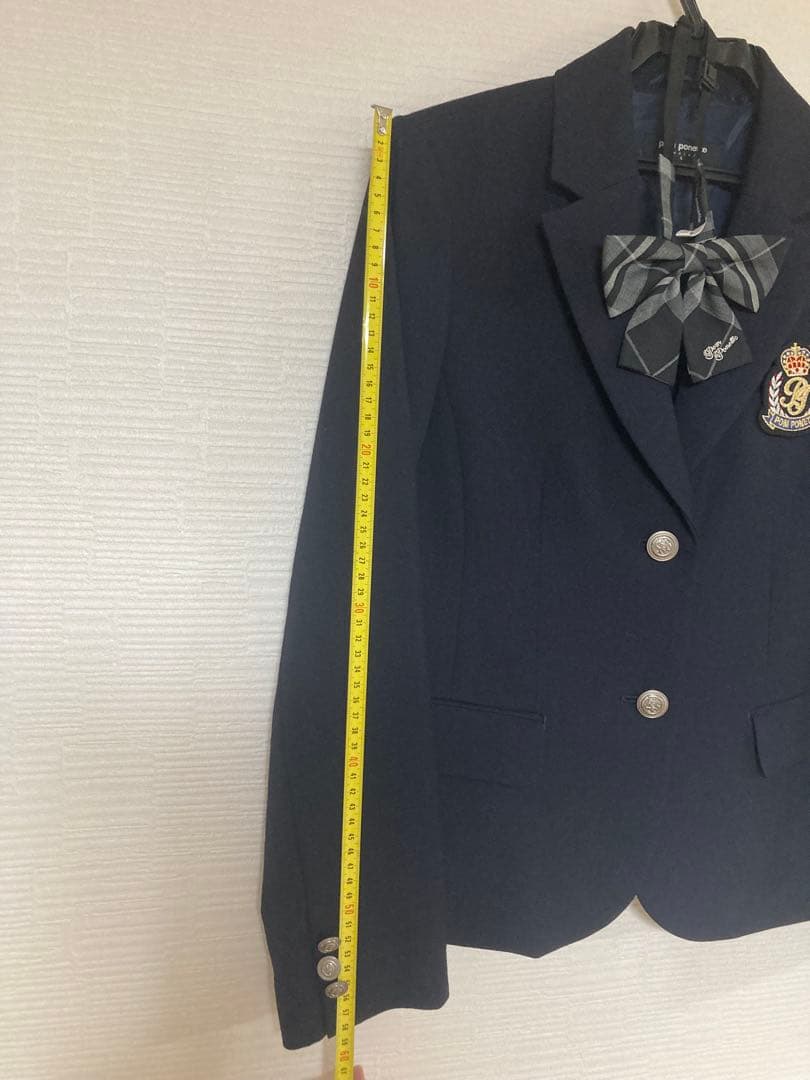 ポンポネット スーツ 160 L キュロット　リボン　3点セット