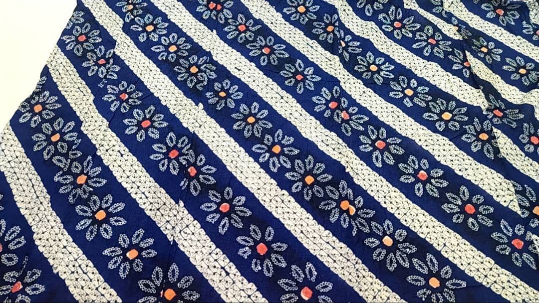 専用Y2943◇美品 洗える夏着物 有松鳴海絞り 背当て・居敷当て付 高級