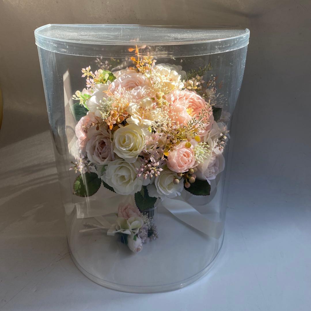 ウエディングブーケ.ブートニア造花