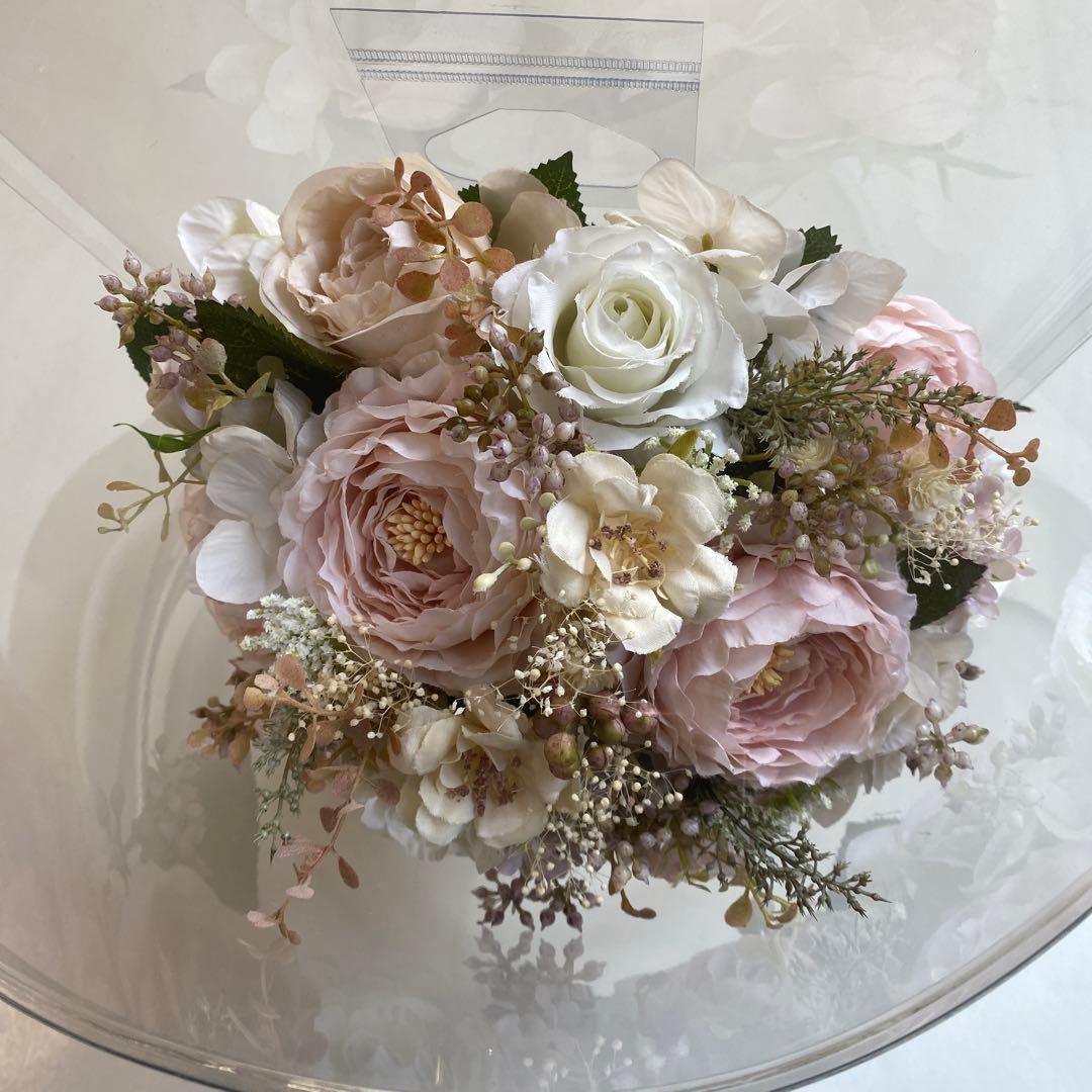 ウエディングブーケ.ブートニア造花