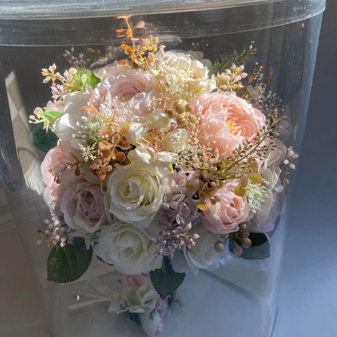 ウエディングブーケ.ブートニア造花