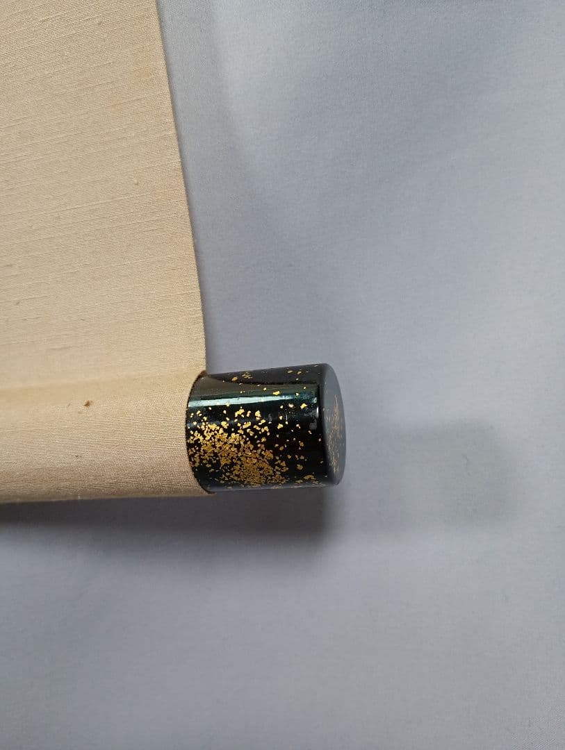 茶道具 相国寺管長 有馬頼底和尚筆懐紙 一行 天翔来福寿 蒔絵軸