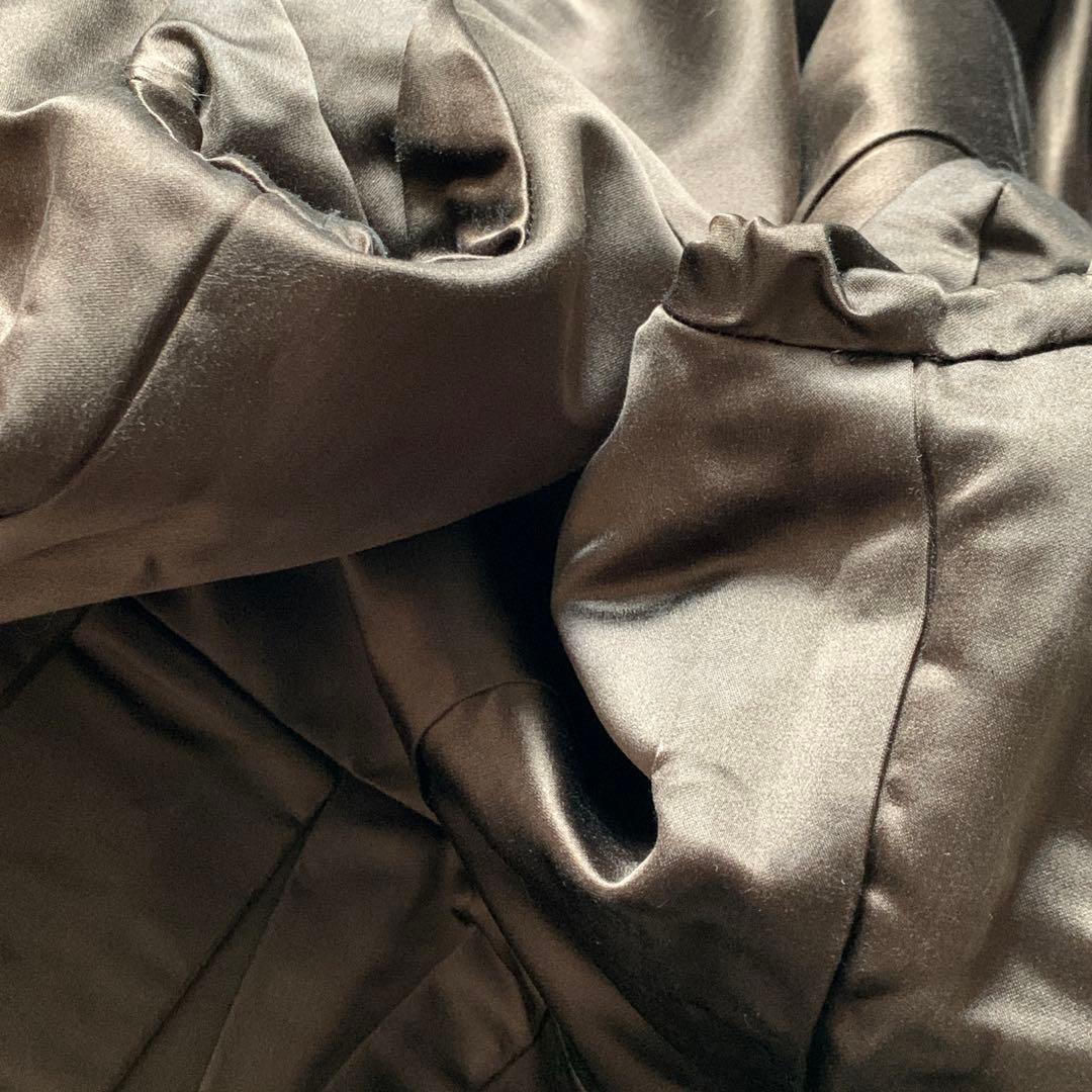 未使用級✨フォクシー フォーマル ウール ロングコート 袖スリット バックタック