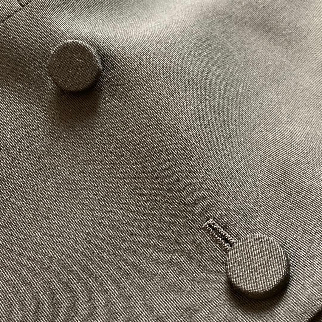 未使用級✨フォクシー フォーマル ウール ロングコート 袖スリット バックタック