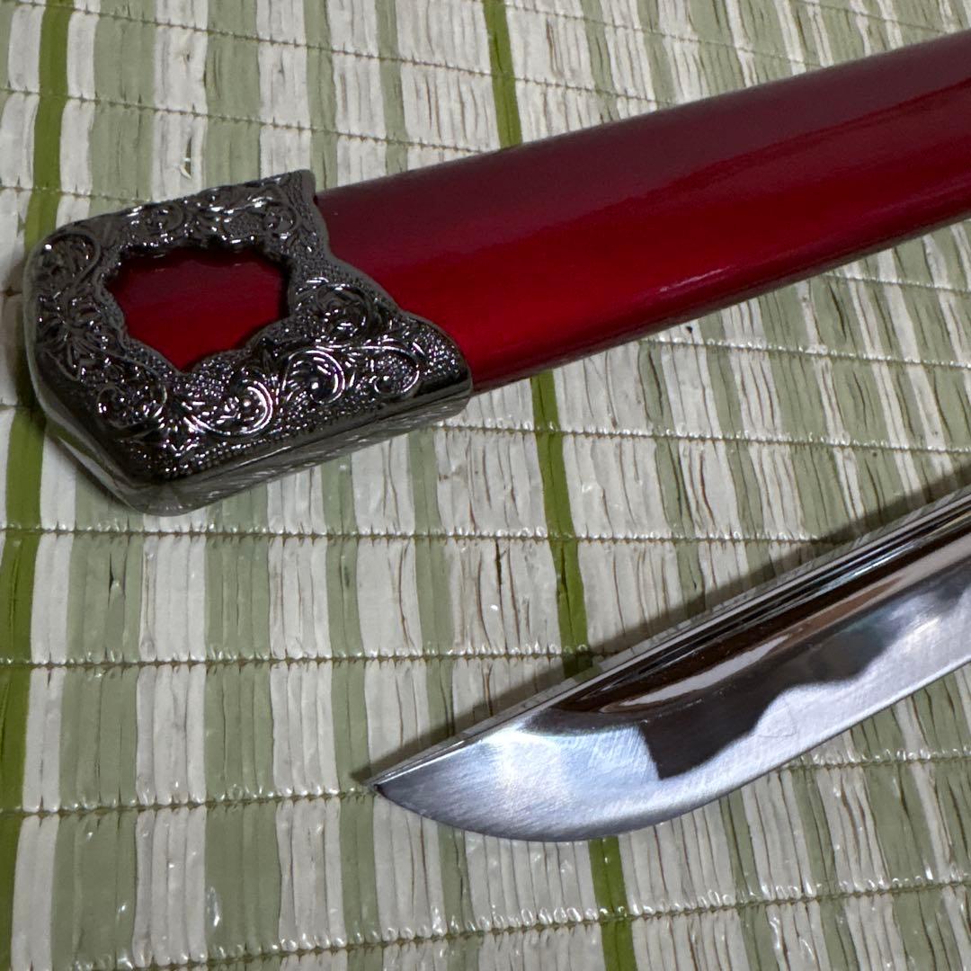 模造刀 刀 剣 ソード 工芸品 武具 武器 侍 赤 太刀