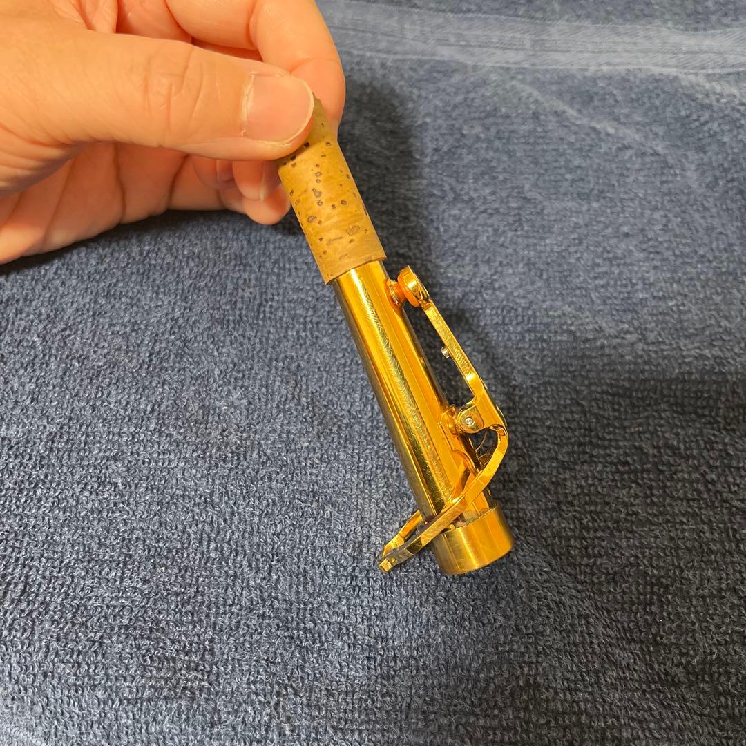 SELMER セルマー　ソプラノサックスネック　金メッキ ゴールドプレート