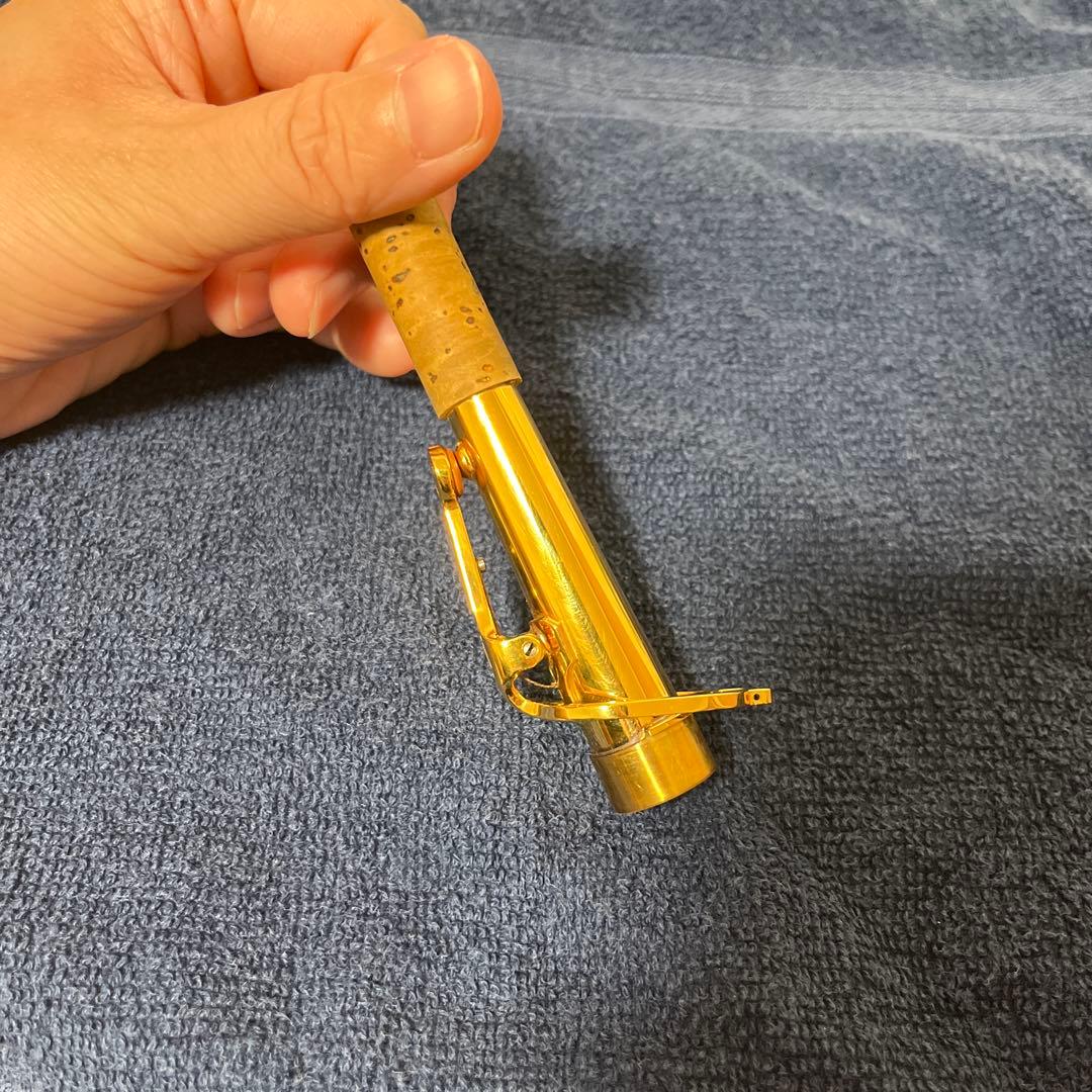SELMER セルマー　ソプラノサックスネック　金メッキ ゴールドプレート