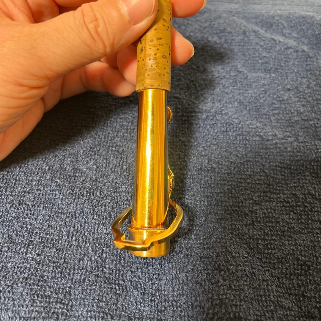 SELMER セルマー　ソプラノサックスネック　金メッキ ゴールドプレート