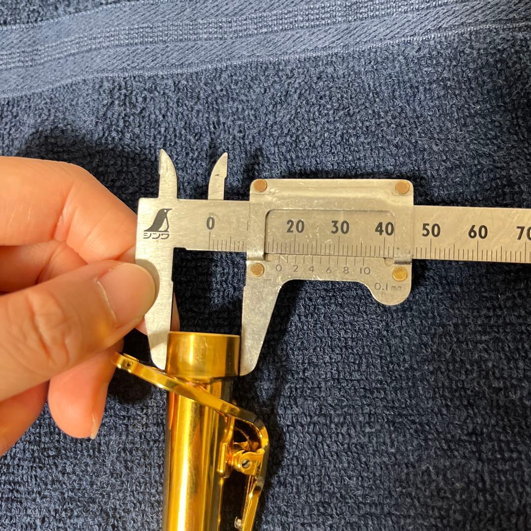 SELMER セルマー　ソプラノサックスネック　金メッキ ゴールドプレート