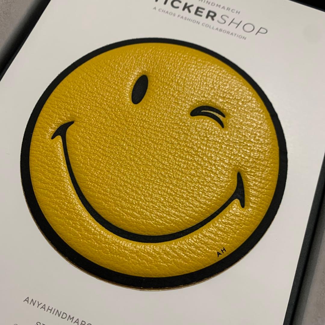 新品未使用】ロンドン購入 アニヤハインドマーチ スマイリー革