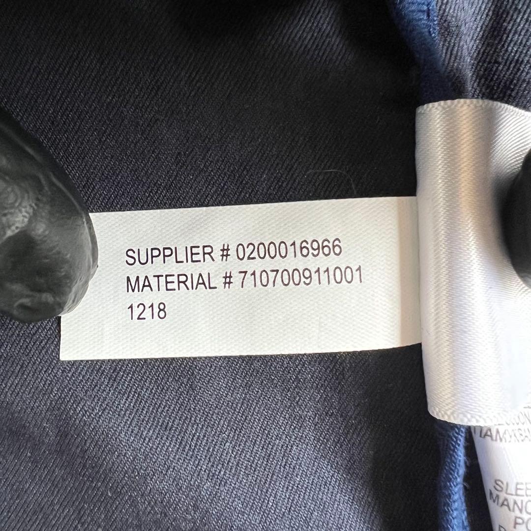 ポロラルフローレン　現行タグ　ステンカラーコート　ネイビー　綿×ナイロン　M