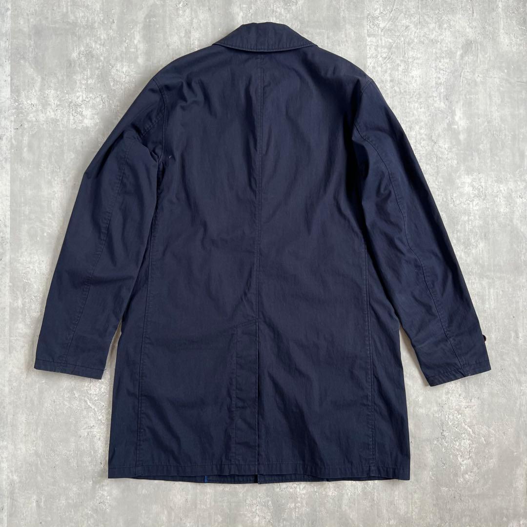 ポロラルフローレン　現行タグ　ステンカラーコート　ネイビー　綿×ナイロン　M