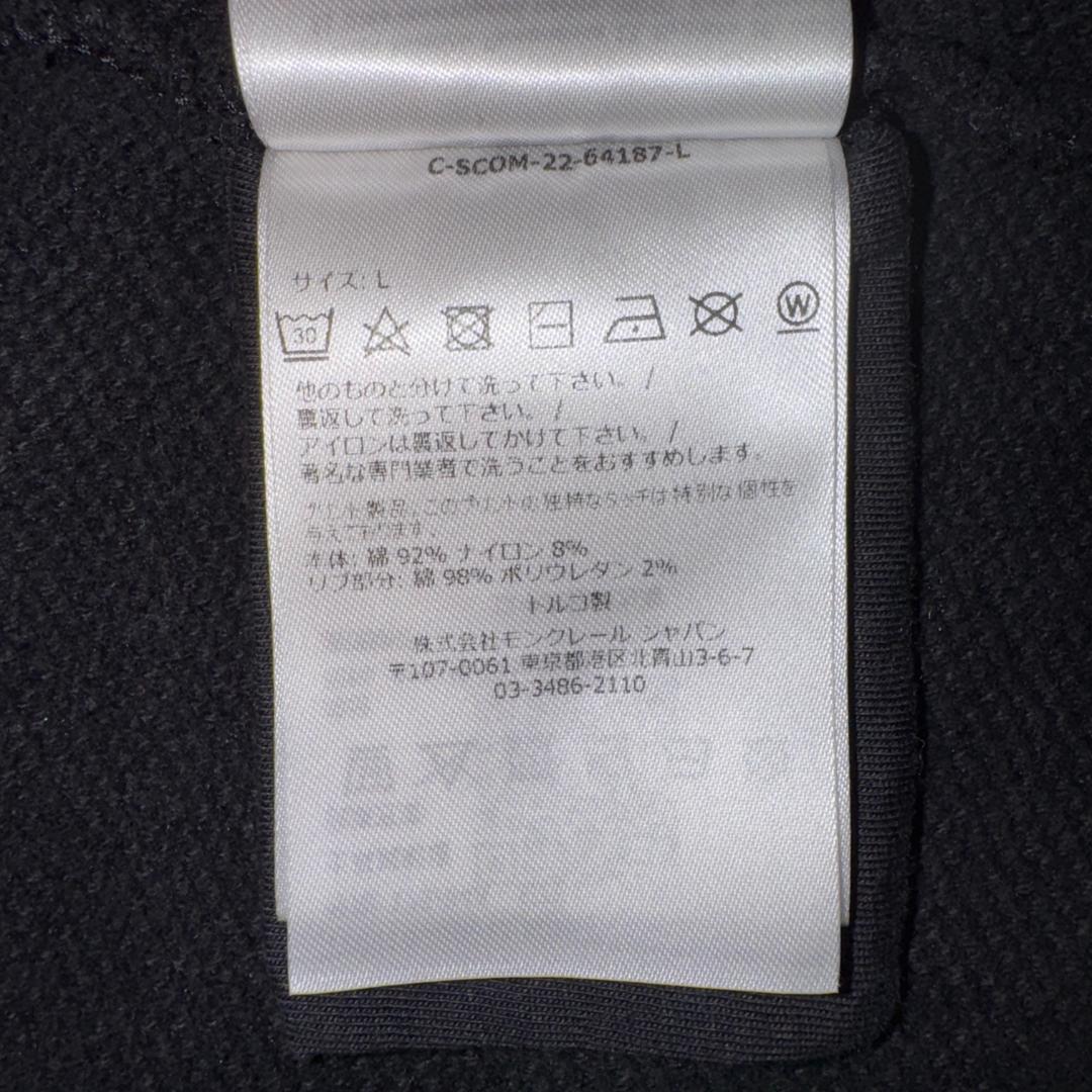 超高級モデル☆ワッペン☆ラバーロゴ】モンクレール 刺繍 スウェット