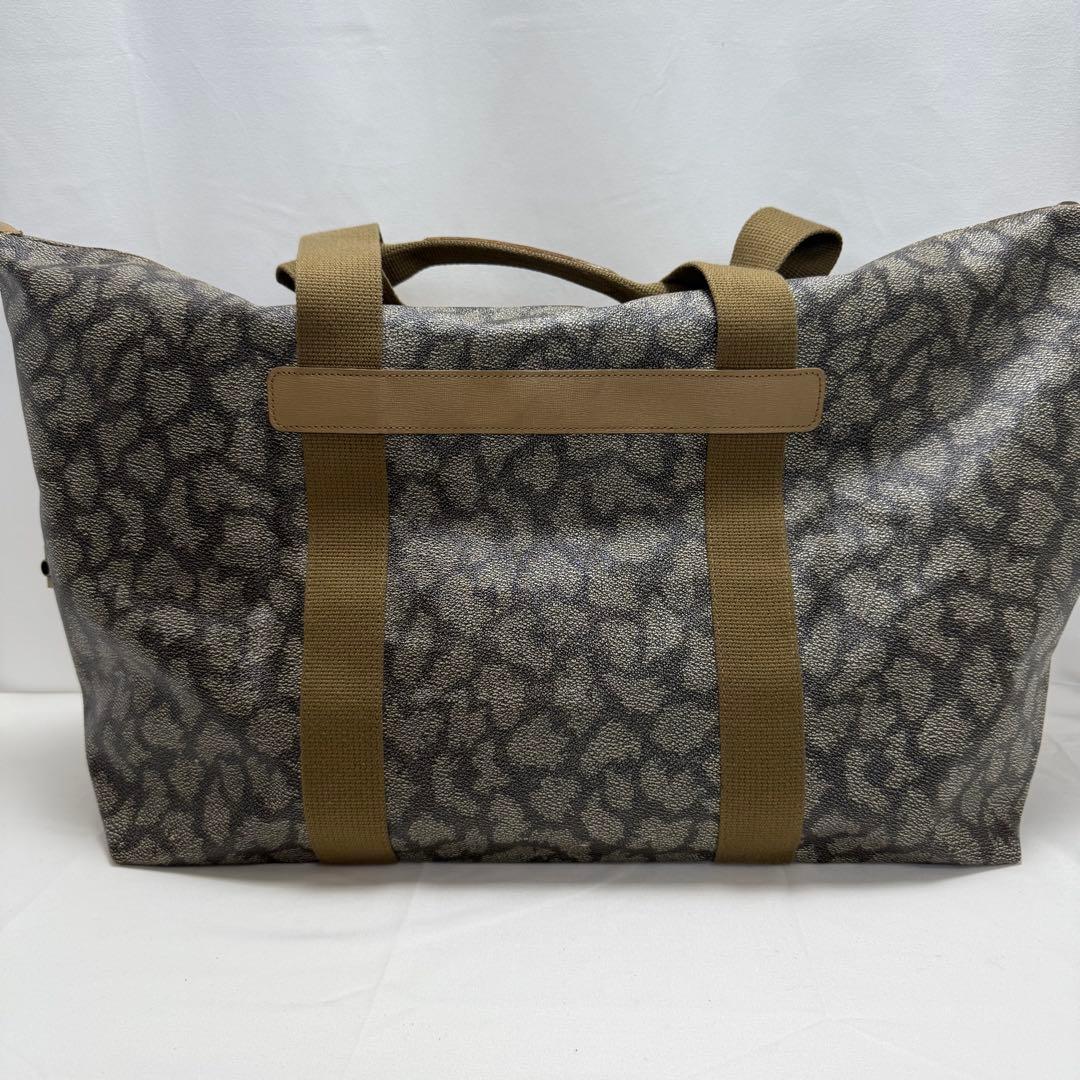 ✨美品✨イヴサンローラン ボストンバッグ 肩掛け 大容量 ジラフ柄 PVC