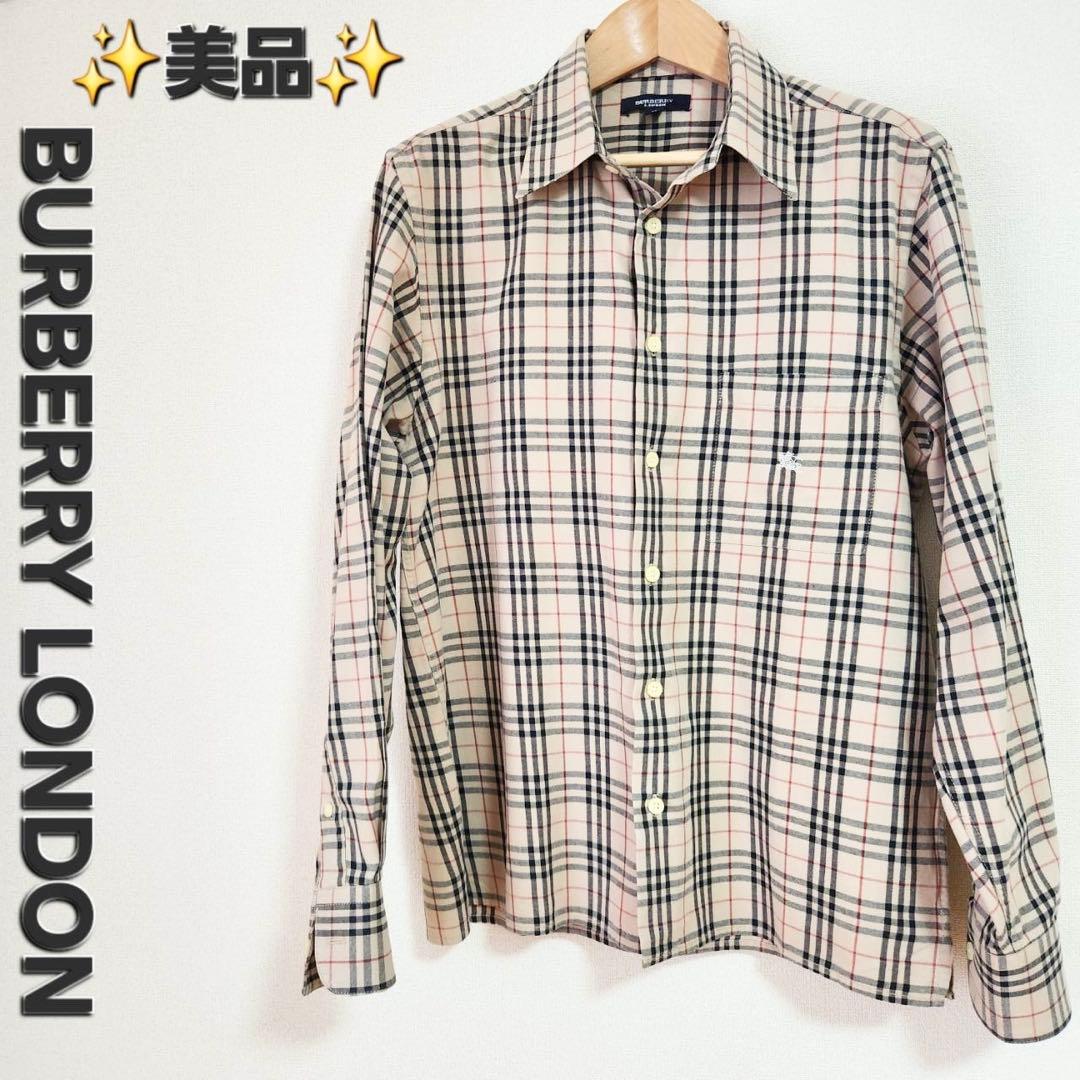 ✨極美品✨BURBERRY LONDON 長袖シャツ ノバチェック - メルカリ