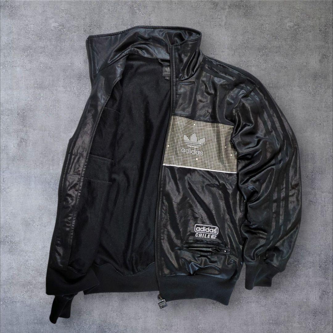 adidas chile62 ジャージ 黒 レアトラックジャケット 希少サイズ