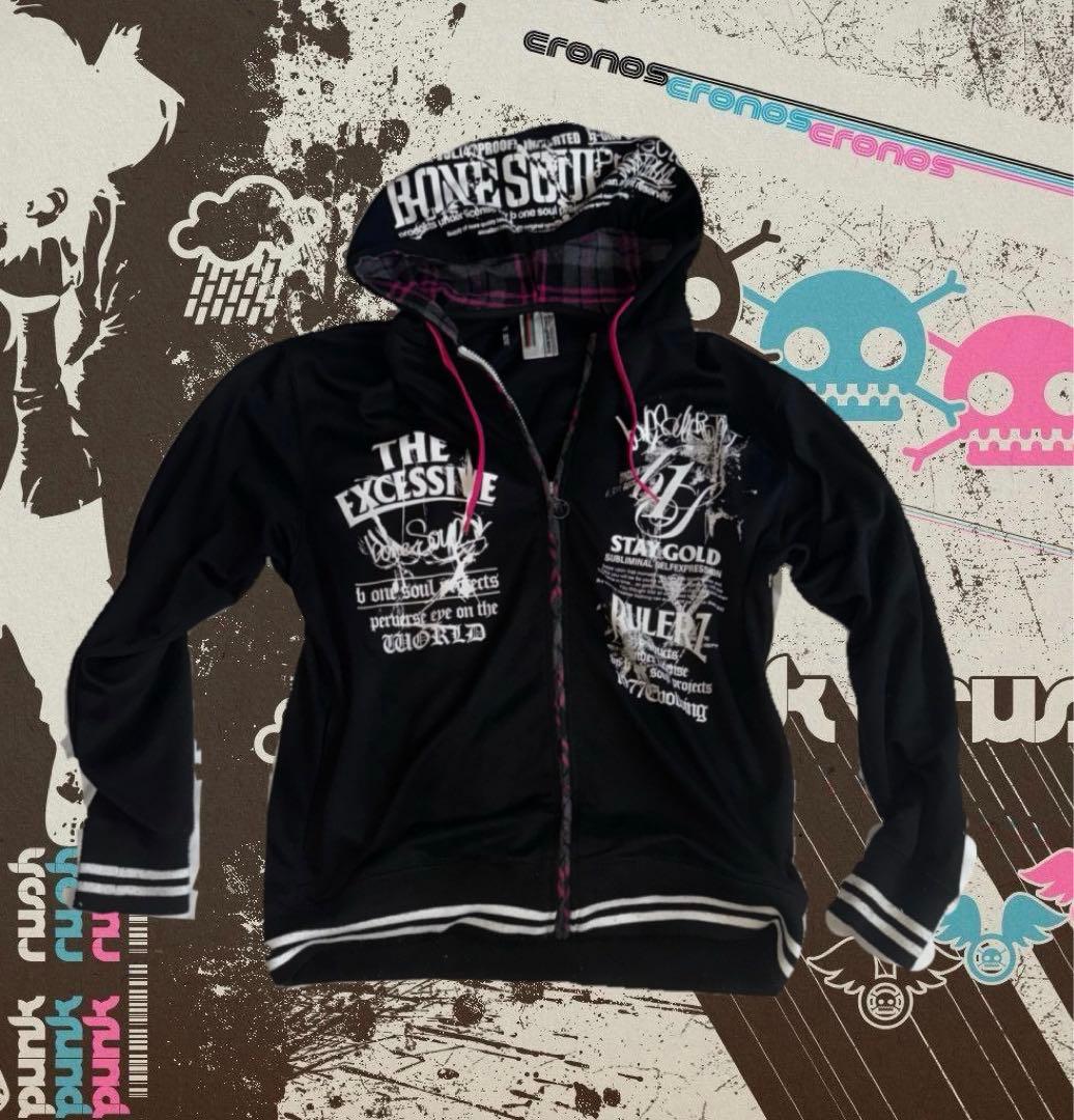 平成ギャル ギャル男パーカー y2k グランジ - メルカリ