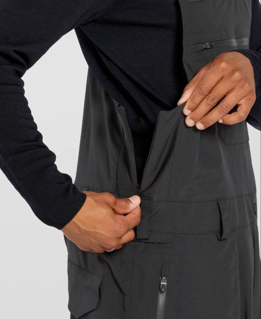 スノーボード VOLCOM RAIN GORE-TEX BIB OVERALL BLK