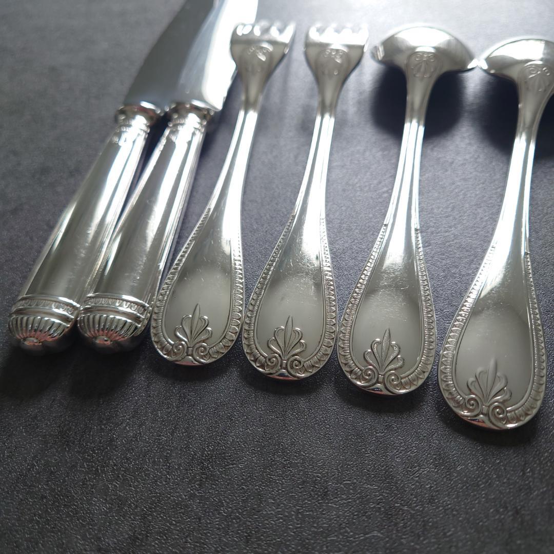 希少 クリストフル マルメゾン スタンダード ナイフ フォーク スプーン 6点