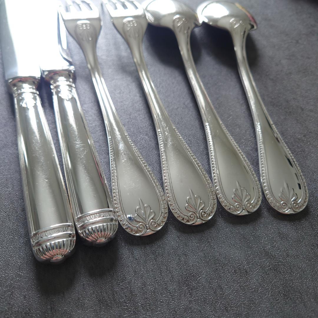 希少 クリストフル マルメゾン スタンダード ナイフ フォーク スプーン 6点