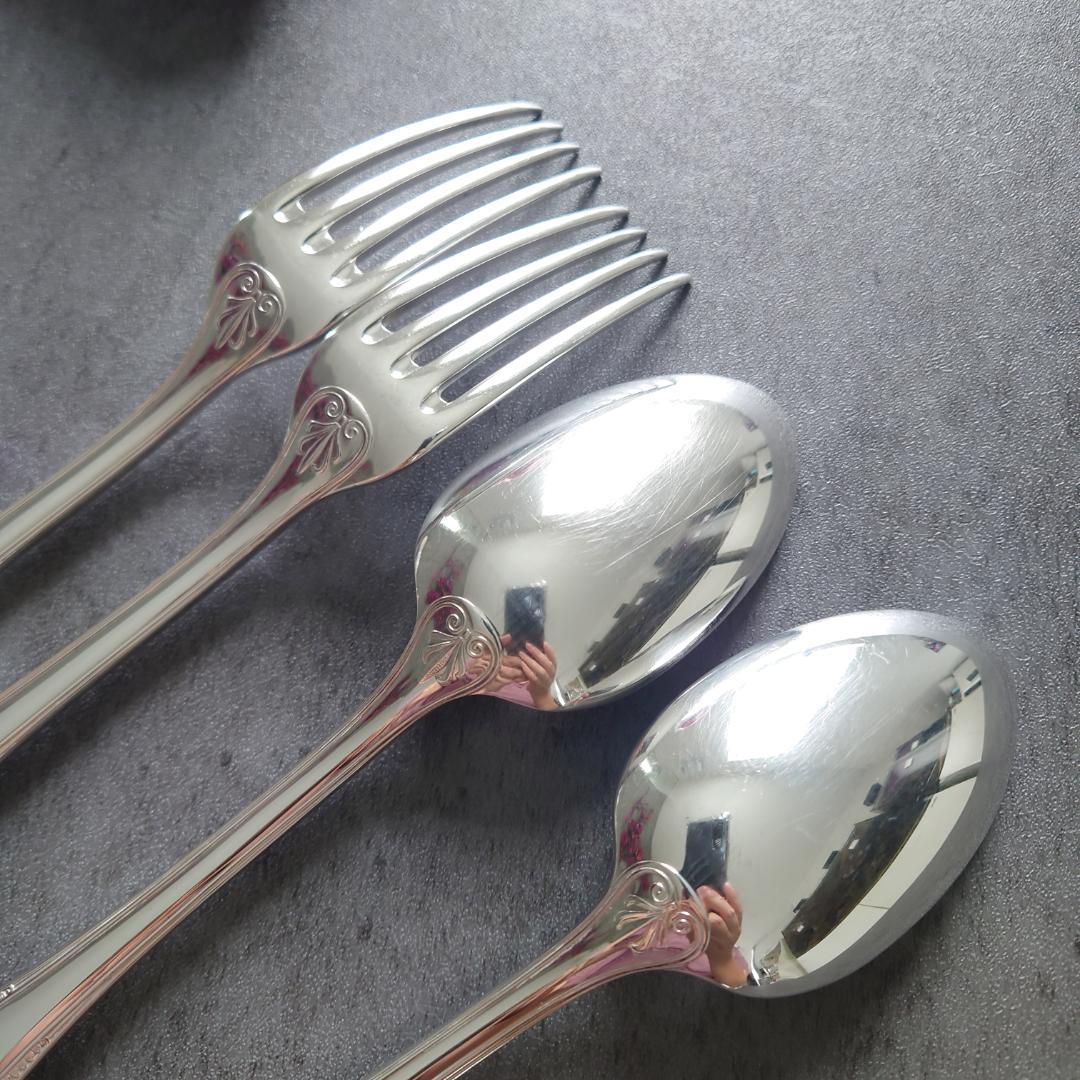 希少 クリストフル マルメゾン スタンダード ナイフ フォーク スプーン 6点