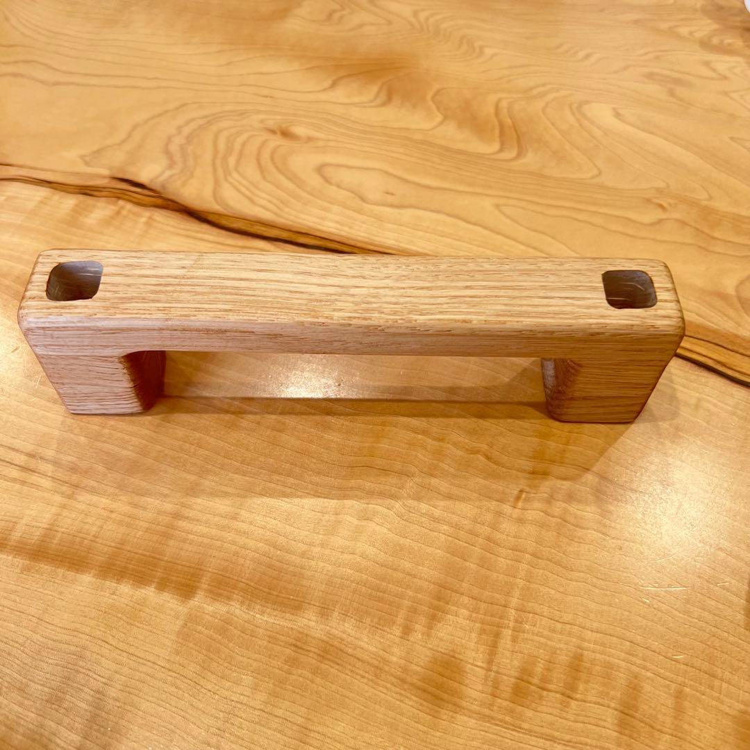 木製アシストグリップ3個(チェスナット) ハイエース用