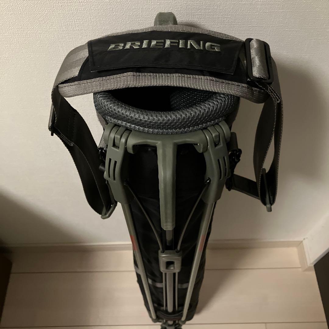 BRIEFING ブラック、セルフスタンドバッグ