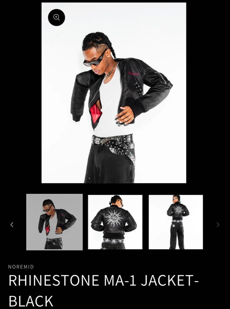 noremid MA-1 ブラック M