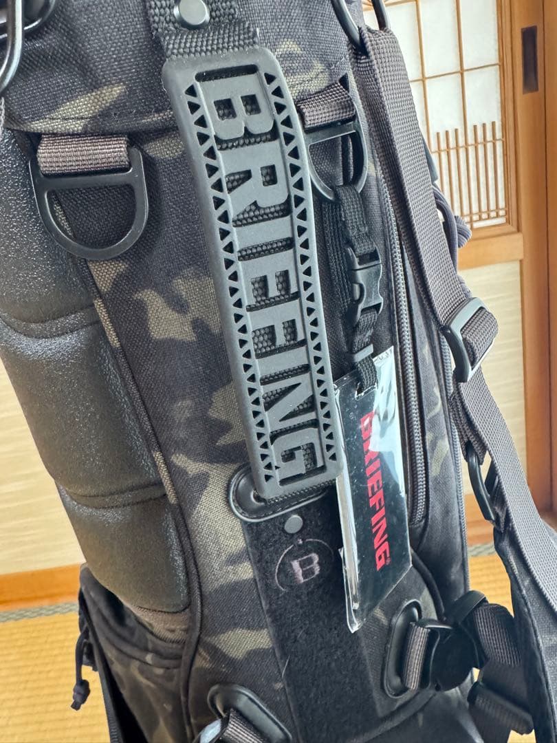 まさ【超美品】BRIEFING カモフラージュ キャディバッグ