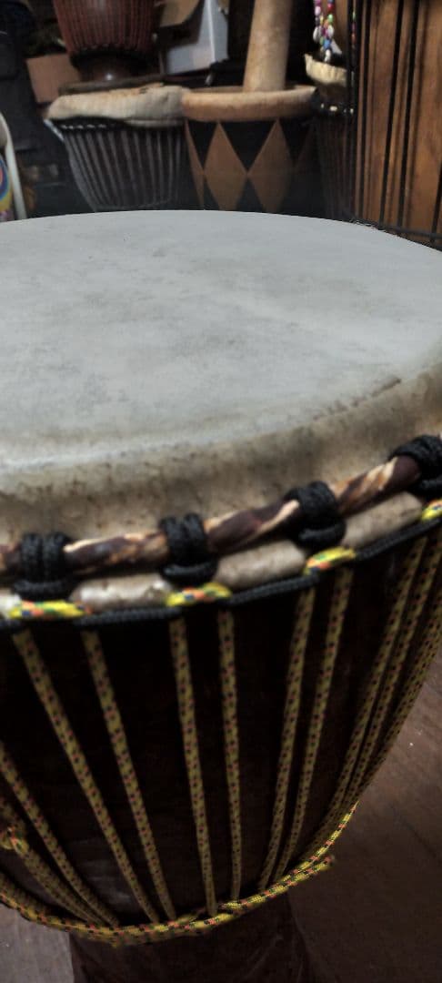 マリ製 ジャンベ バラフォン材 フルカスタム 33.5cm
