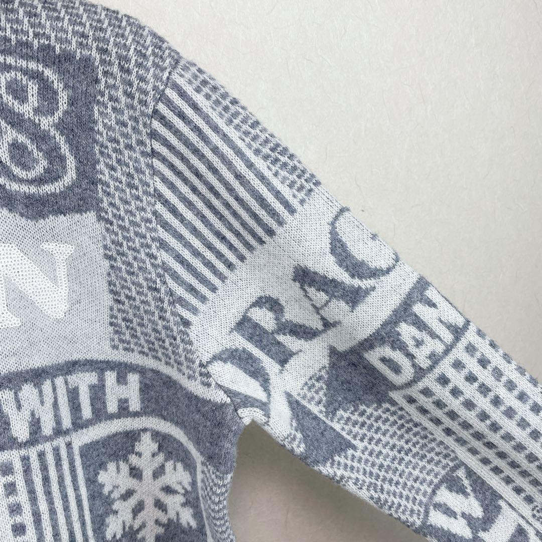 【新品未使用 ダンスウィズドラゴン】キラキラロゴ入りハイネックセーター２号