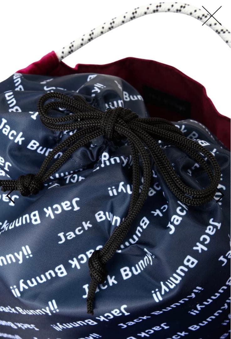 新品　Jack Bunny ゴルフトートバッグ ネイビー
