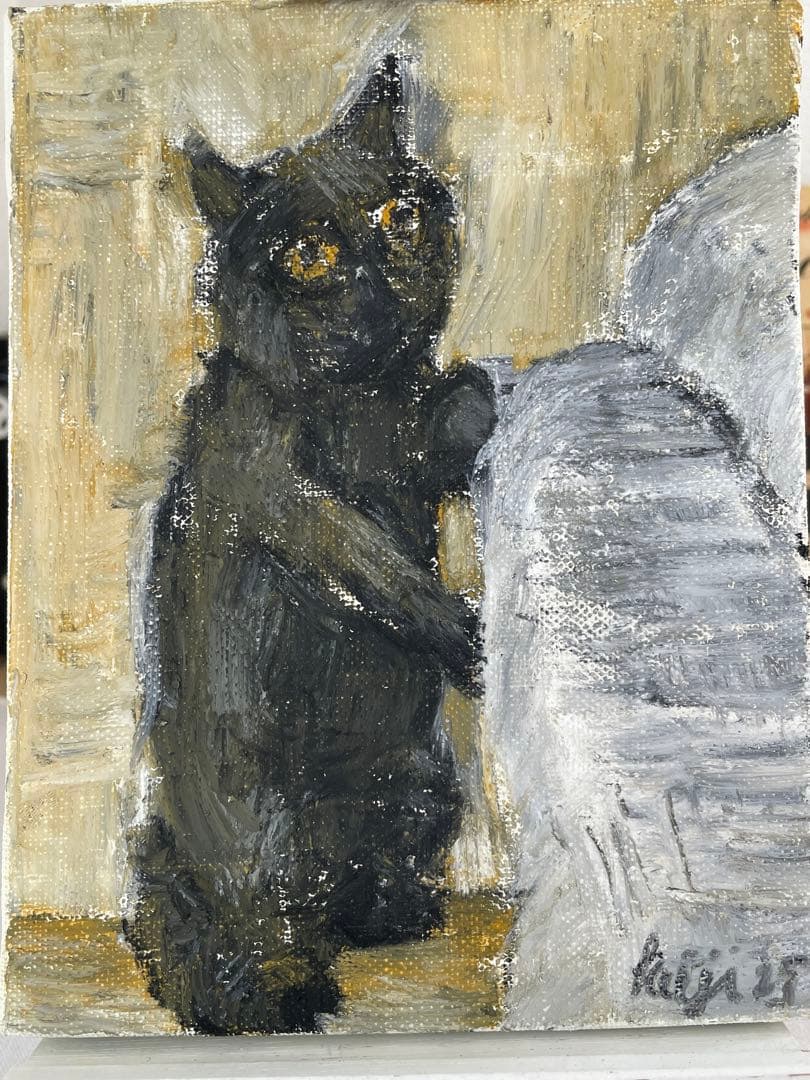 ブラッキー様専用】絵画 猫 Kukuの通販はau PAY マーケット - 輸入雑貨