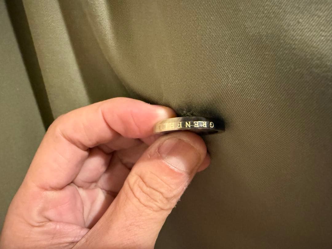 新品 GRENFELL SLIM CAMPBELL ステンカラーコート36