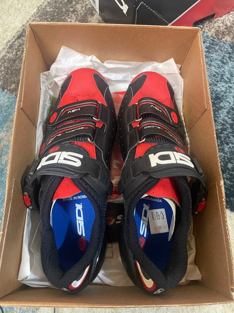 SIDI HBV 自転車シューズ レッド/ブラック　未使用品