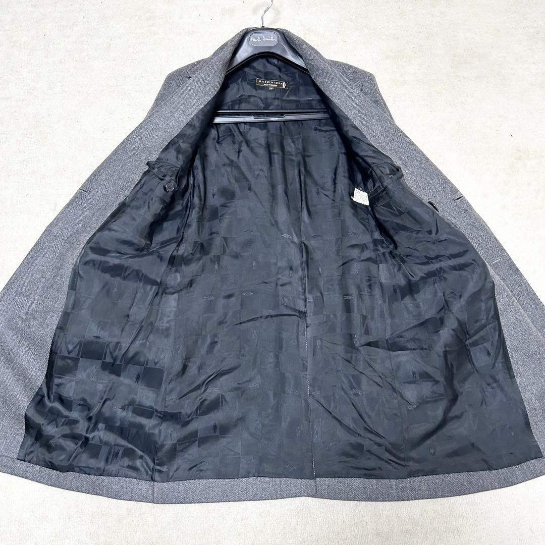 希少 マッキントッシュロンドン ダブルブレストチェスターコート