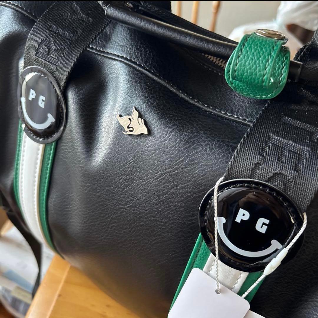 PEARLY GATES ゴルフバッグ ブラック/グリーン