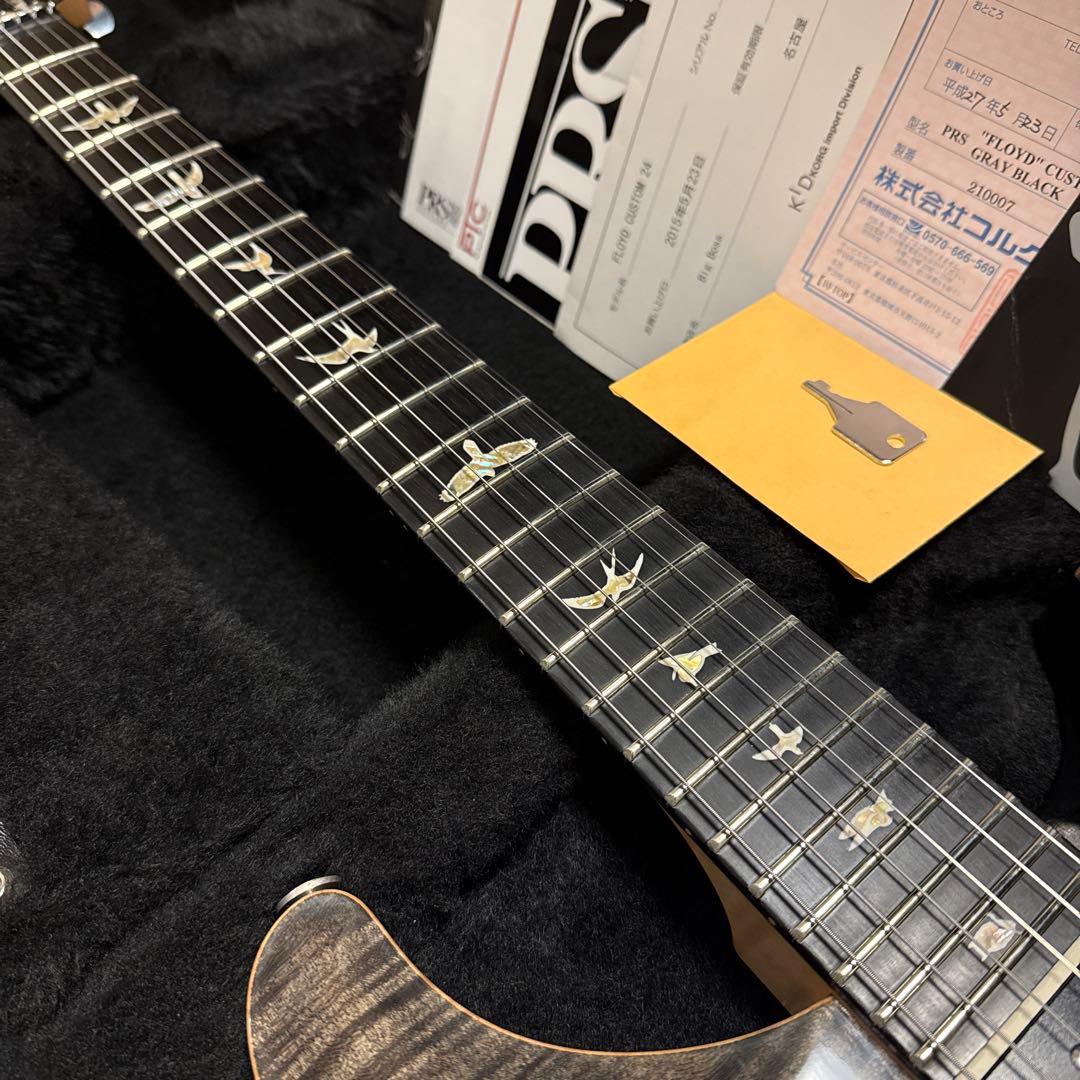 2014 PRS Custom24 Floyd 10Top Gray Black - メルカリ