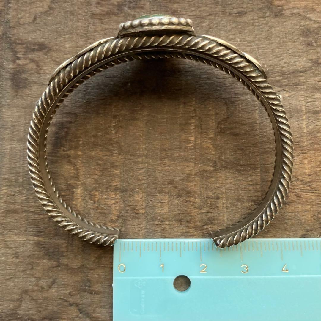 【刻印HS】ハーマンスミス/シルバーバングルSサイズ【ナバホ】