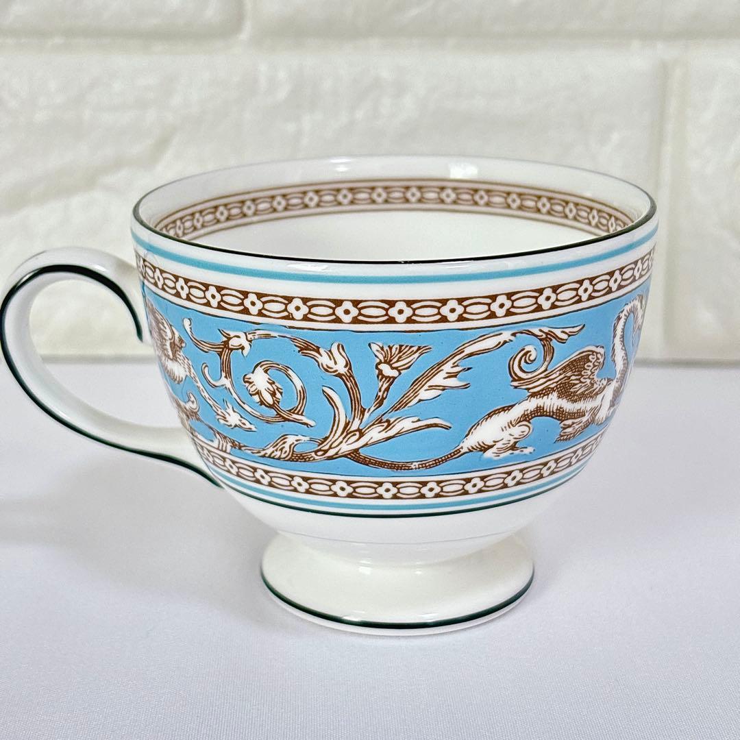 黒壺 ⭐︎ウェッジウッド フロレンティーン ターコイズ カップ リー