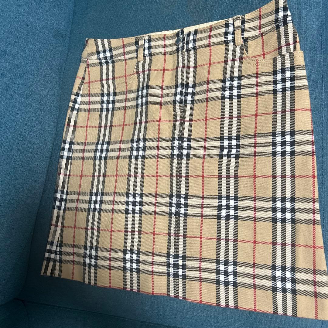BURBERRY BLUE LABEL チェック柄ミニスカート 38 - メルカリ