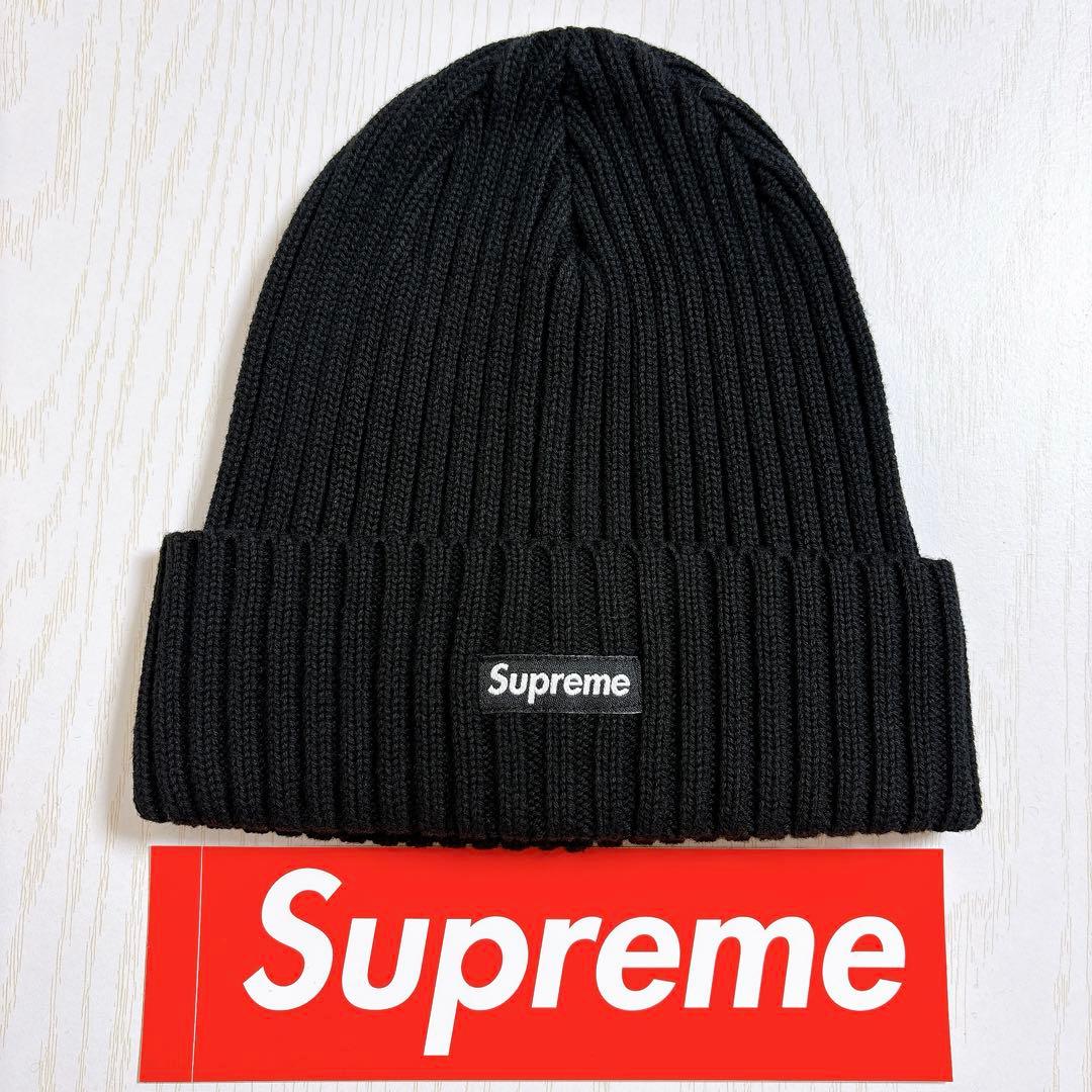 Supreme Overdyed Beanie ニット帽　ブラック　黒