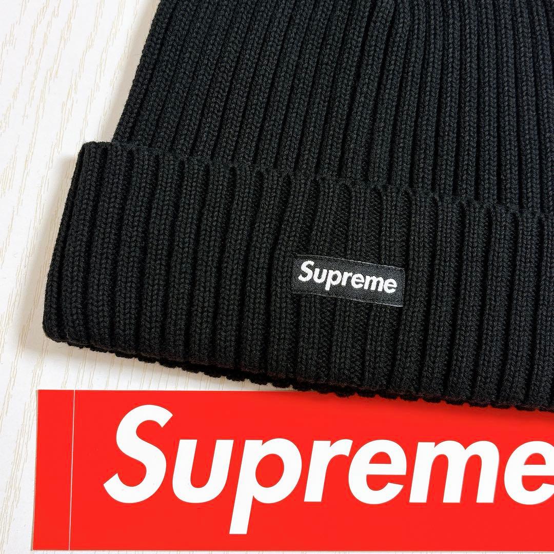 Supreme Overdyed Beanie ニット帽　ブラック　黒