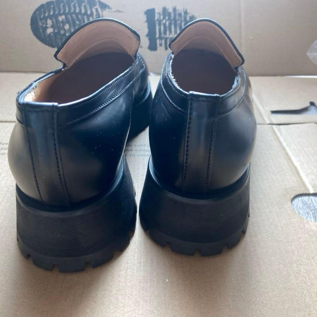 【セール中】purpred パープレッド beak 革 BLACK 24.5cm